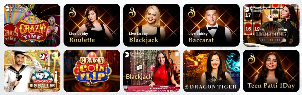 Giochi da casinò dal vivo BSPORT365PLUS CASINO