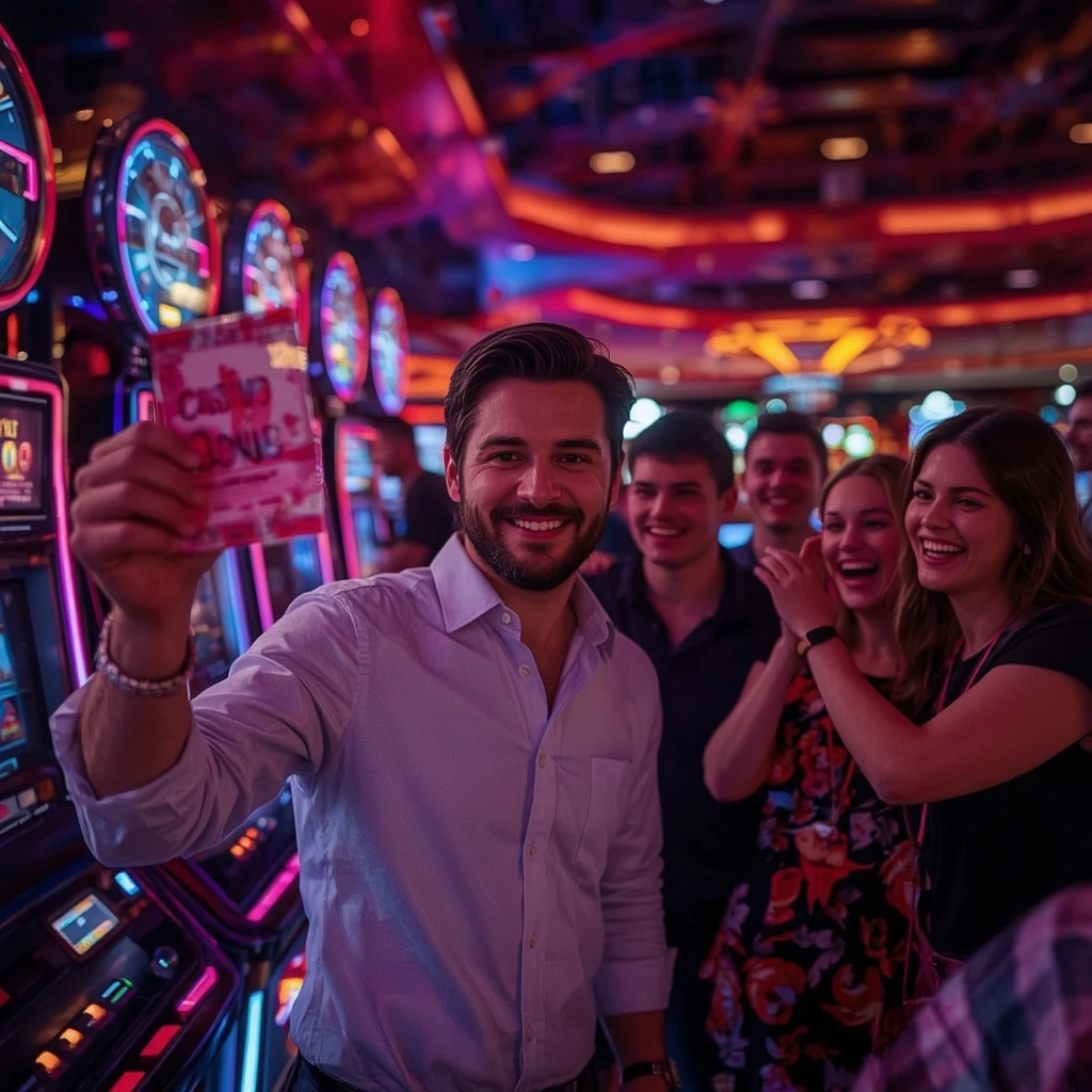 una persona con un bonus del casinò Bsport365Plus